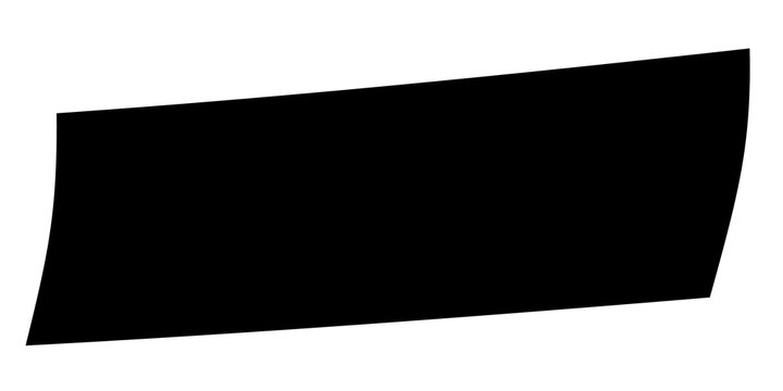 Mus png black distort sign, transparent background