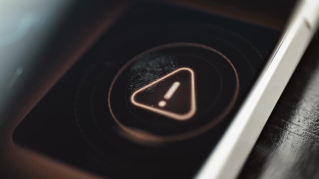 Fingertip activates amber hazard warning control