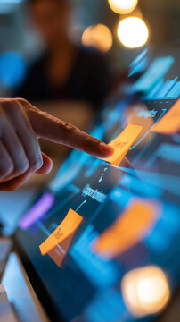 close up of a swot analysis diagram with strengths weaknesses opportunities and threats displayed on a bright transparent screen, macro detail shot, strategic planning, business