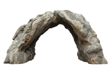 Fototapeta premium Natural weathered rock arch gateway