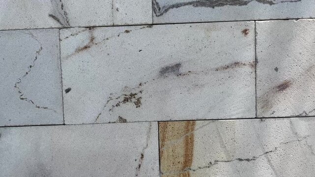 Abstract marble tile wall texture background video with natural veins