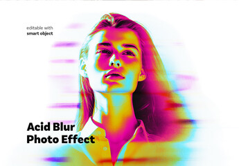 Acid Blur Photo Effect