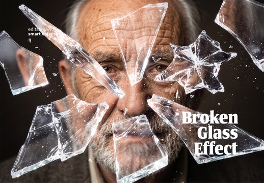 Broken Glass Photo Effect
