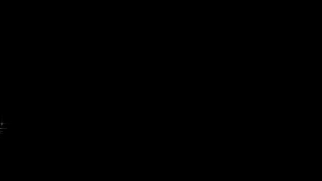 Glitter star burst glowing flat vector glitter particle trail animation glitter line star twinkle glittering, magic sparkles glitter line stars, glitter stars particles black screen. 4k video
