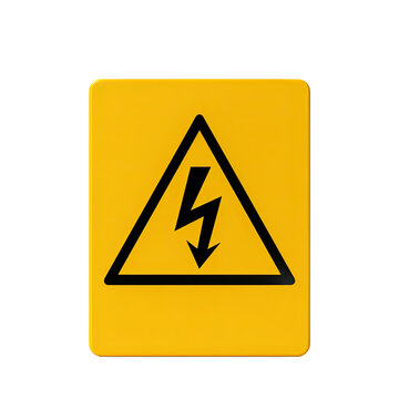 high voltage warning sign industrial safety hazard