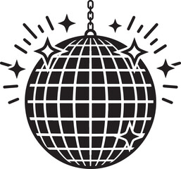 Fototapeta premium New Year Disco Ball Party Festive Celebration