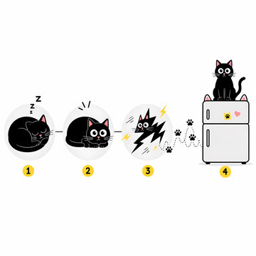 Funny Cat Zoomies Stages From Sleep to Midnight Chaos