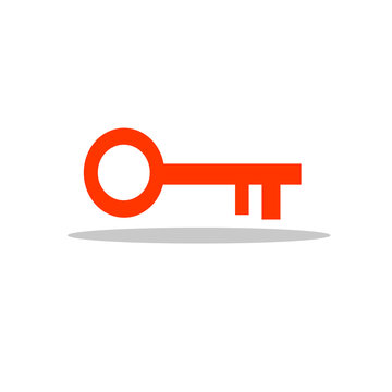 vector illustration of a key