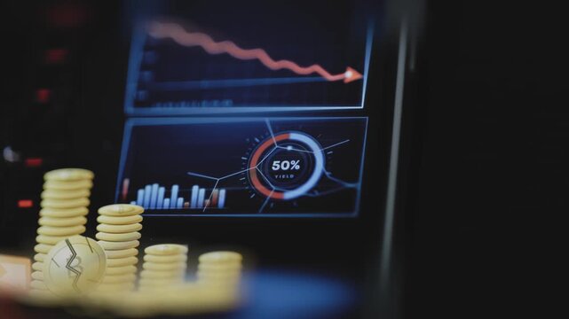 Investment dashboard fluctuates between 47 and 50 percent