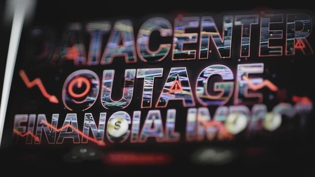 Financial impact message follows data center outage