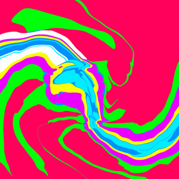 abstract colorful background with waves