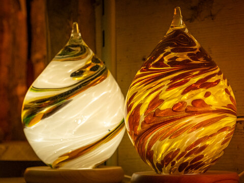 wonderful art with glass blowing parts