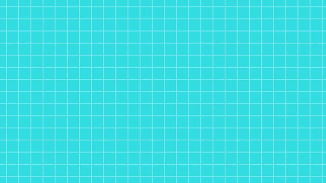 Abstract cyan grid pattern animation seamless movement digital design elements for creative video production backgrounds visuals motion graphic motion loop.