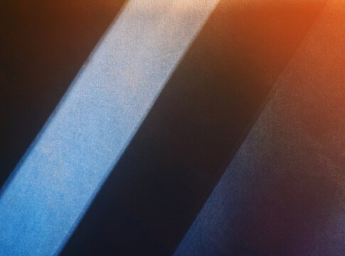Dramatic leather texture illuminated by light backdrop