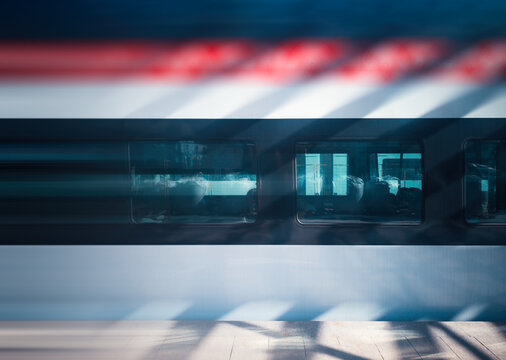 Abstract train car in motion texture backdrop