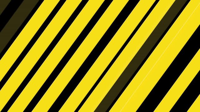 Abstract background with repeating yellow and black diagonal warning stripes for construction safety signs and industrial hazard alert design
