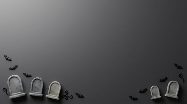 A spooky halloween graveyard scene dark mysterious and perfect for your festive occasion