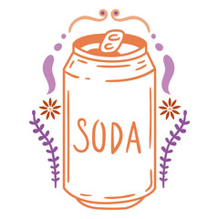 Obraz premium Soda can soft drink