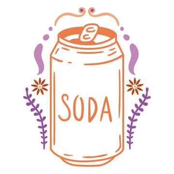 Soda can soft drink