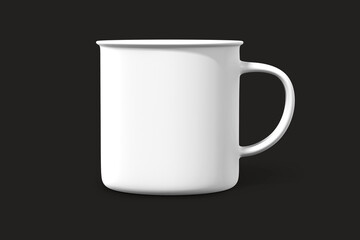 Camping mug png mockup, transparent design