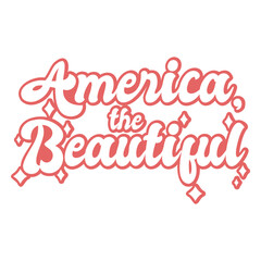 Fototapeta premium Beautiful america sparkly badge