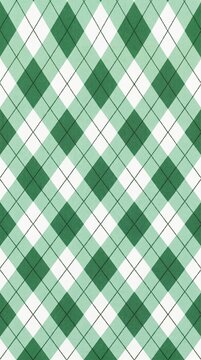 Green argyle pattern fabric texture background
