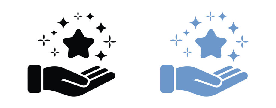 Benefit icon set, modern web and mobile application symbols representing advantages, features, rewards, user value, and presentation design.
