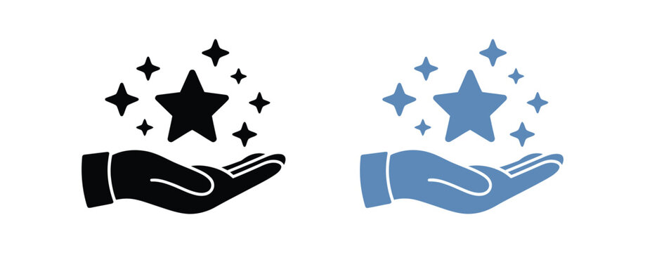 Benefit icon set, modern web and mobile application symbols representing advantages, features, rewards, user value, and presentation design.
