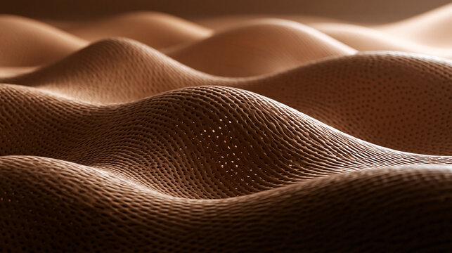 Abstract Wavy Textured Surface Illustrating Skin Pores and Elasticity
