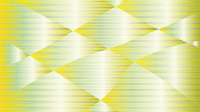 Abstract geometric background with yellow and silver metallic gradients. Modern vector pattern featuring sharp triangular shapes and horizontal lines. Futuristic digital wallpaper design.