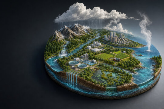 Integrated Water Cycle Flagship Connecting Natural Urban and Industrial Water Systems
