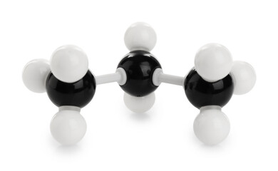 Obraz premium Chemical model of molecule isolated on white
