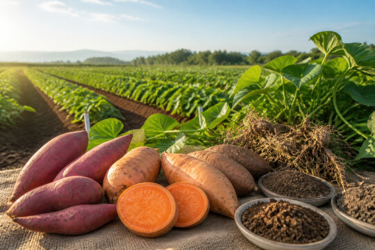 Biofortified Sweet Potato Crop Rich in Provitamin A and Micronutrients