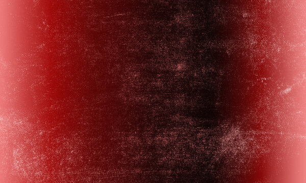 Dark red grunge textured background with vintage distressed overlay and black shadow gradient Background