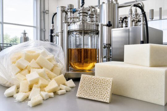 Foam Chemical Recycling for Circular Polymer Production