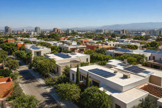 Cool Roof Neighborhood Using Reflective Surfaces to Reduce Urban Heat