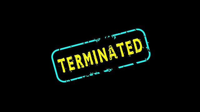 Guarantee rubber stamp animation with yellow letters isolated on Black screen. stamp zooming and hit effect 4k video.