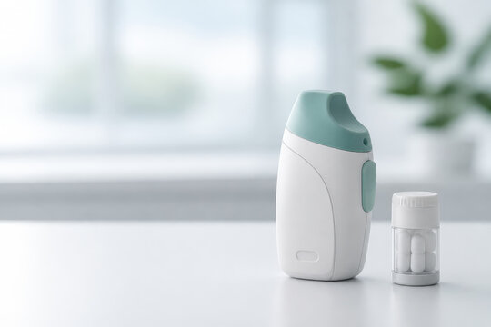 Dry Powder Inhaler for Portable Pulmonary Medication Delivery