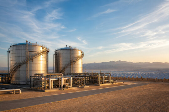 Molten Salt Thermal Storage for Dispatchable Renewable Heat and Power