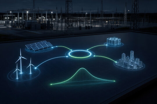 Power Grid Balancing with Renewable Energy and Battery Storage