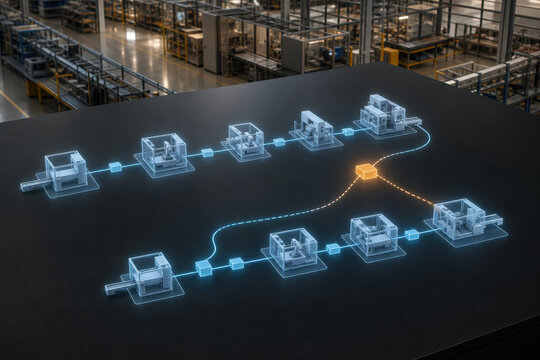 Production Flow Optimization for Smart Factory Manufacturing