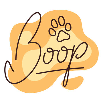 Valentine's day boop badge