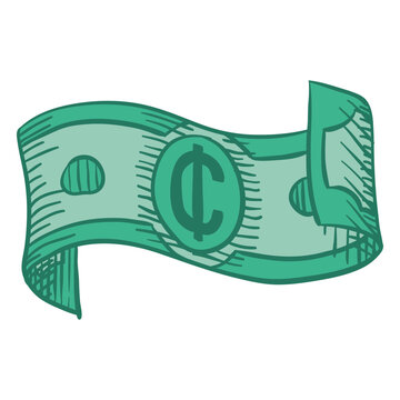 Cedi bill finances money icon