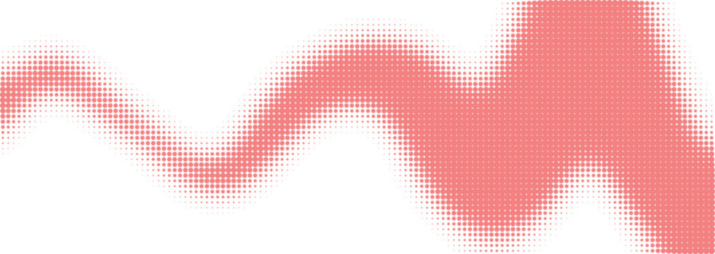 Abstract red brush stroke texture with soft blurred edges and artistic watercolor style isolated on transparent background, Vector