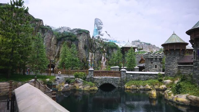 Scandinavian Style World Theme Park, Fantasy Springs, Summer in Tokyo Japan
