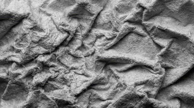 wrinkled grey paper texture macro fiber background