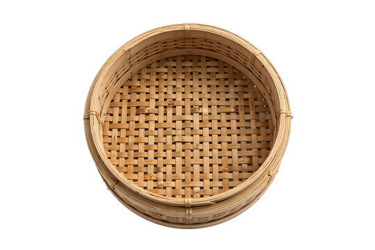 Basket In Studio With Isolated Background