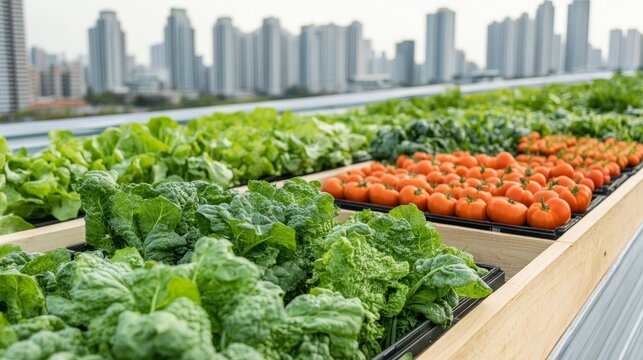 Quiet Daybreak Within a Water-Sensitive City Design: Rooftop Greenhouse On Residential Tower Vegetables And Skylin &acirc;&euro;&ldquo; Skyline Study 3