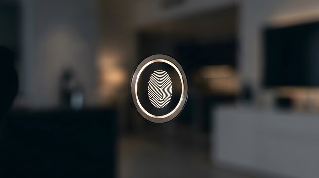 Biometric fingerprint scanner digital authentication