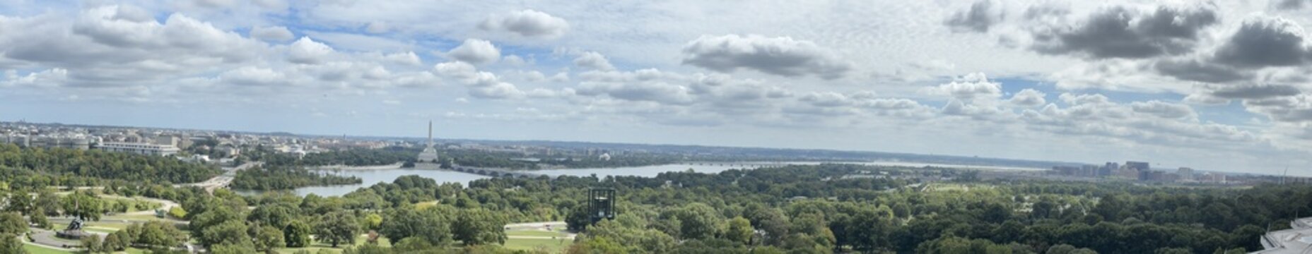 Washington DC Panoramic View from Arlington